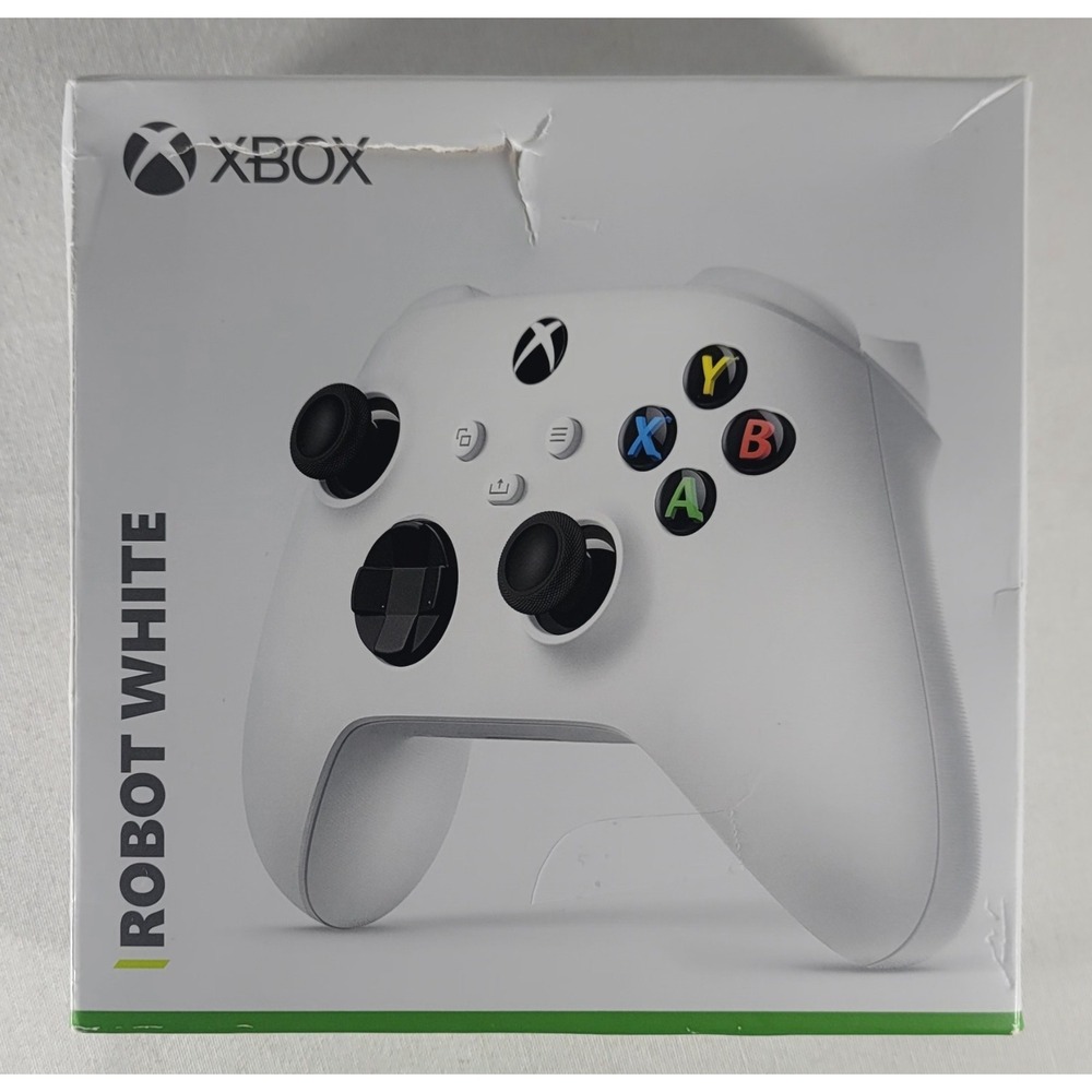 Microsoft Xbox Model 1914 Wireless Bluetooth Controller In Robot White QAS-00007